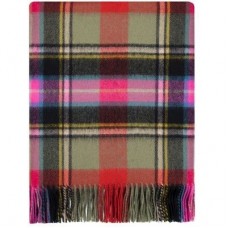 Lambswool Blanket - Bruce of Kinnaird Ancient Tartan 